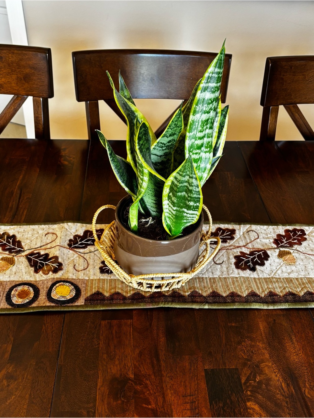 Quilt Table runner Topper fall thanksgiving felted dining linen 2 sided